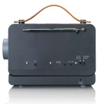 Lenco Kannettava FM/DAB+-radio isoilla painikkeilla ja  Lenco Kannettava FM/DAB+-radio isoilla painikkeilla ja