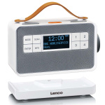 Lenco Kannettava FM/DAB+-radio isoilla painikkeilla ja 