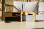 Lenco Kannettava DAB+/ FM-radio Bluetooth®:lla Bamboo Musta Lenco Kannettava DAB+/ FM-radio Bluetooth®:lla Bamboo Musta