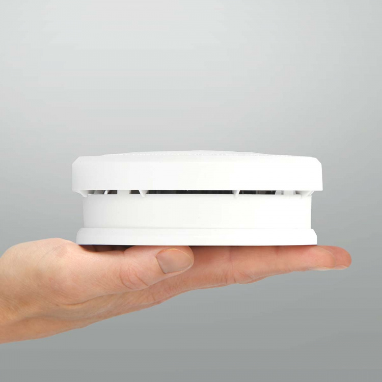 Alecto Savunilmaisin hyssyttelypainikkeella 2-pack Valkoinen Alecto Savunilmaisin hyssyttelypainikkeella 2-pack Valkoinen