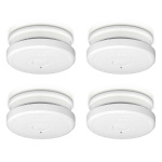 Alecto Savunilmaisin hyssyttelypainikkeella 4-pack Valkoinen Alecto Savunilmaisin hyssyttelypainikkeella 4-pack Valkoinen