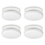 Alecto Savunilmaisin hyssyttelypainikkeella 4-pack Valkoinen Alecto Savunilmaisin hyssyttelypainikkeella 4-pack Valkoinen