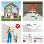 Alecto Design-savunilmaisin 10 vuoden paristolla Valkoinen Alecto Design-savunilmaisin 10 vuoden paristolla Valkoinen