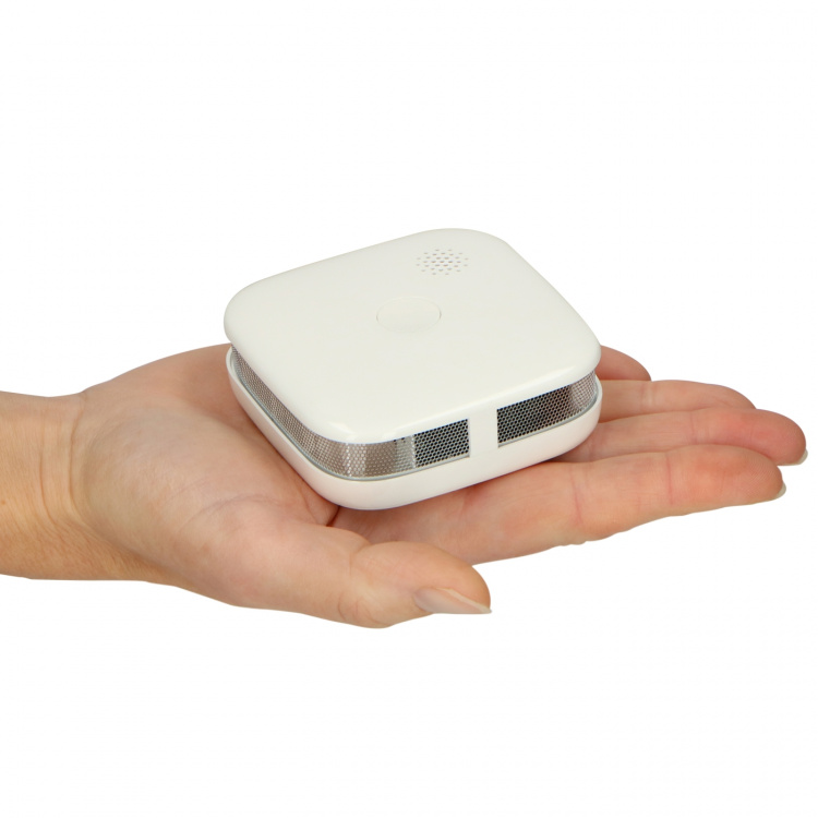 Alecto Kompakti savunilmaisin, jossa on 10 vuoden paristo ja takuu