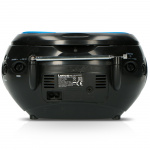 Lenco Kannettava FM-radio CD:llä Sininen / Musta Lenco Kannettava FM-radio CD:llä Sininen / Musta