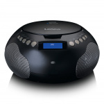 Lenco Boombox, jossa on DAB+/ FM-radio ja Bluetooth® Musta Lenco Boombox, jossa on DAB+/ FM-radio ja Bluetooth® Musta