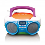 Lenco Kannettava FM-radio ja CD/USB-soitin Monivärinen Lenco Kannettava FM-radio ja CD/USB-soitin Monivärinen