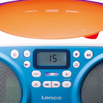 Lenco Kannettava FM-radio ja CD/USB-soitin Monivärinen Lenco Kannettava FM-radio ja CD/USB-soitin Monivärinen