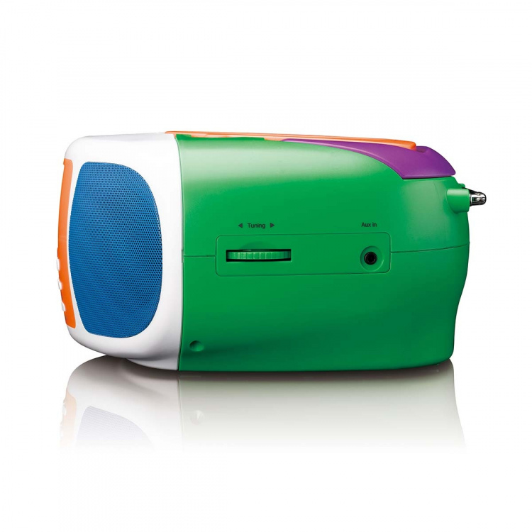 Lenco Kannettava DAB+/FM-radio Bluetooth®:llä, CD-soittimella ja suurella LCD-värinäytöllä Iloiset värit lapsille Lenco Kannettava DAB+/FM-radio Bluetooth®:llä, CD-soittimella ja suurella LCD-värinäytöllä Iloiset värit lapsille