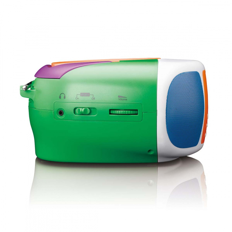 Lenco Kannettava DAB+/FM-radio Bluetooth®:llä, CD-soittimella ja suurella LCD-värinäytöllä Iloiset värit lapsille Lenco Kannettava DAB+/FM-radio Bluetooth®:llä, CD-soittimella ja suurella LCD-värinäytöllä Iloiset värit lapsille