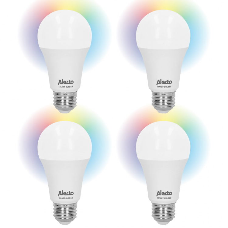 Alecto Älykäs LED-värivalaisin Wi-Fi 4-pack Alecto Älykäs LED-värivalaisin Wi-Fi 4-pack