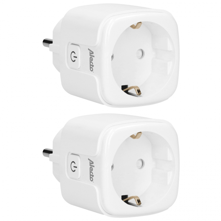 Alecto Älykäs Wi-Fi-pistoke 16A 3680W 2-pack Valkoinen