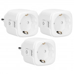 Alecto Älykäs Wi-Fi-pistoke 16A 3680W 3-pack Valkoinen