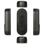 Alecto Älykäs Wi-Fi ovikello kameralla, joka sopii kotiautomaation käyttöön Musta