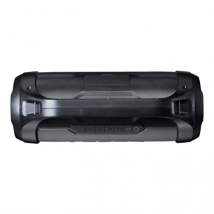 Lenco Roiskevesitiivis Bluetooth®-kaiutin met FM-radio, USB, SD ja juhlavalot Musta Lenco Roiskevesitiivis Bluetooth®-kaiutin met FM-radio, USB, SD ja juhlavalot Musta