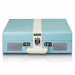 Lenco Levysoitin Bluetooth®-vastaanotolla ja sisäänrakennetuilla kaiuttimilla Sininen / Valkoinen Lenco Levysoitin Bluetooth®-vastaanotolla ja sisäänrakennetuilla kaiuttimilla Sininen / Valkoinen