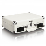 Lenco Bluetooth®-levysoitin, jossa on sisäänrakennetut kaiuttimet Cream Lenco Bluetooth®-levysoitin, jossa on sisäänrakennetut kaiuttimet Cream