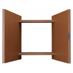 Lenco Järjestäjä jopa 40 tietueelle Brown Lenco Järjestäjä jopa 40 tietueelle Brown