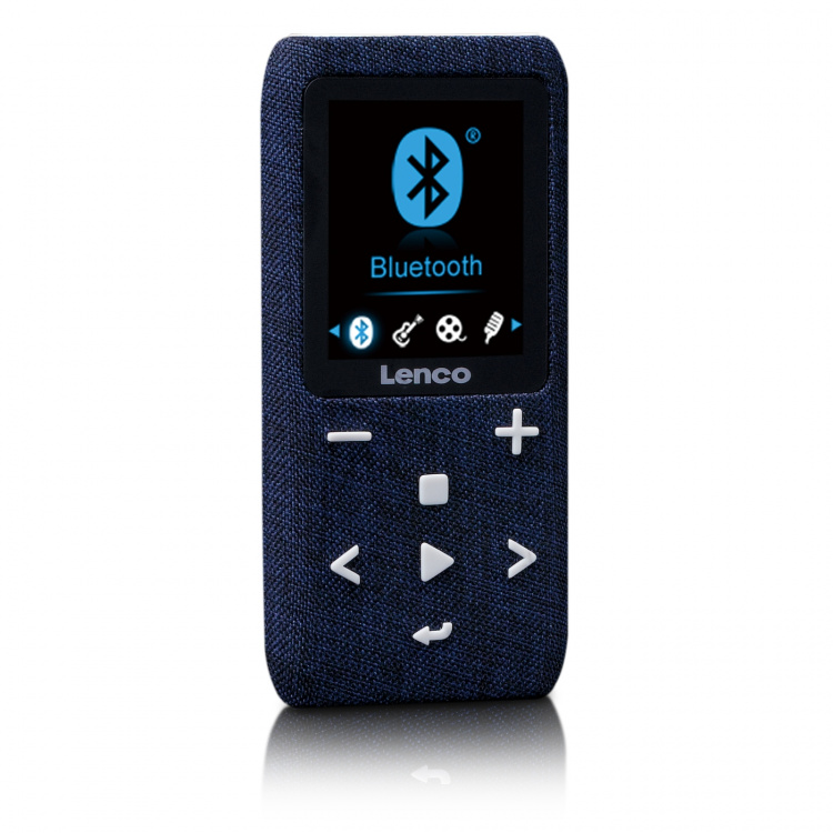 Lenco MP3/MP4-soitin Bluetooth® 8 GB Micro SD-kortti Sininen Lenco MP3/MP4-soitin Bluetooth® 8 GB Micro SD-kortti Sininen