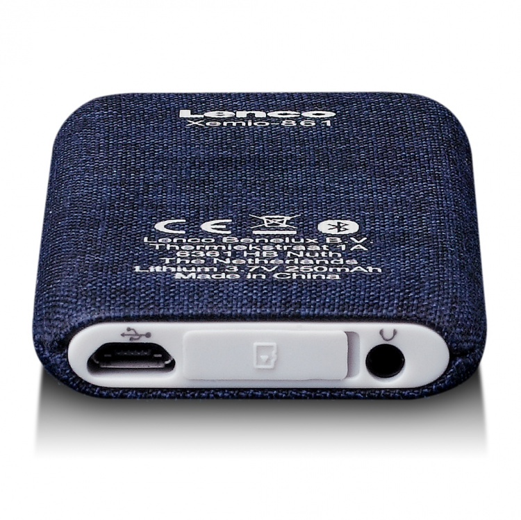Lenco MP3/MP4-soitin Bluetooth® 8 GB Micro SD-kortti Sininen Lenco MP3/MP4-soitin Bluetooth® 8 GB Micro SD-kortti Sininen