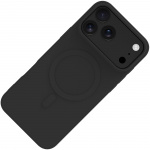Celly Cromomag Pehmeä kumikotelo MagSafe yhteensopiva iPhone 17 Pro Max Musta Celly Cromomag Pehmeä kumikotelo MagSafe yhteensopiva iPhone 17 Pro Max Musta