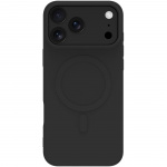 Celly Cromomag Pehmeä kumikotelo MagSafe yhteensopiva iPhone 17 Pro Max Musta Celly Cromomag Pehmeä kumikotelo MagSafe yhteensopiva iPhone 17 Pro Max Musta
