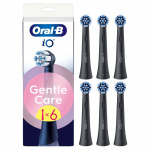 Oral B Harjaspää iO Gentle Care Musta 6kpl Oral B Harjaspää iO Gentle Care Musta 6kpl