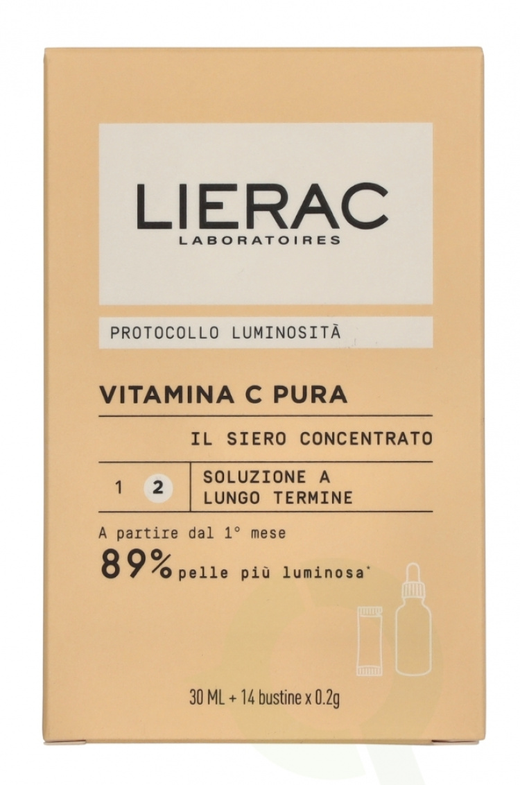 Lierac Paris Lierac Radiance Protocol Set 32.8 ml Concentrated Serum C 30ml/Vitamin C Pure Sachets 14 x 0,2g