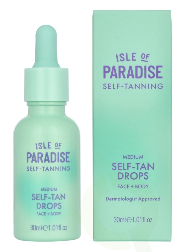 Isle of Paradise Self-Tan Drops Face + Body 30 ml Medium