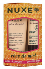 Nuxe Reve De Miel Set 34 ml Hand & Nail Cream 30ml/Lip Moisturizing Stick 4g