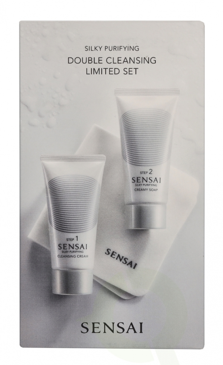 Sensai Silky Purifying Double Cleansing Set 150 ml Cleansing Cream 75ml/Creamy Soap 75ml