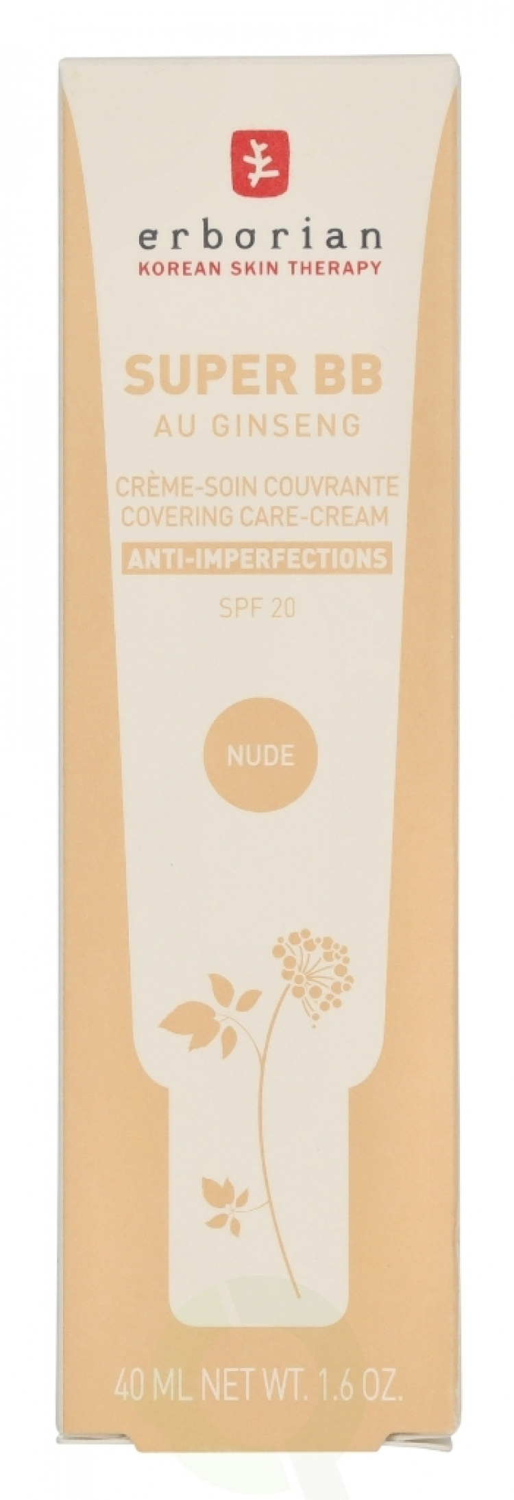 Erborian Super BB Covering Care-Cream SPF20 40 ml Nude