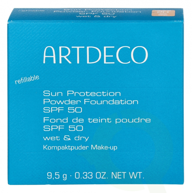 Artdeco Sun Protection Powder Wet&Dry SPF50 9.5 g #20 Cool Beige