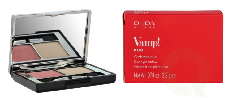 Pupa Milano Pupa Vamp! Compact Duo Eyeshadow 2.2 g #001 Rose Perlage