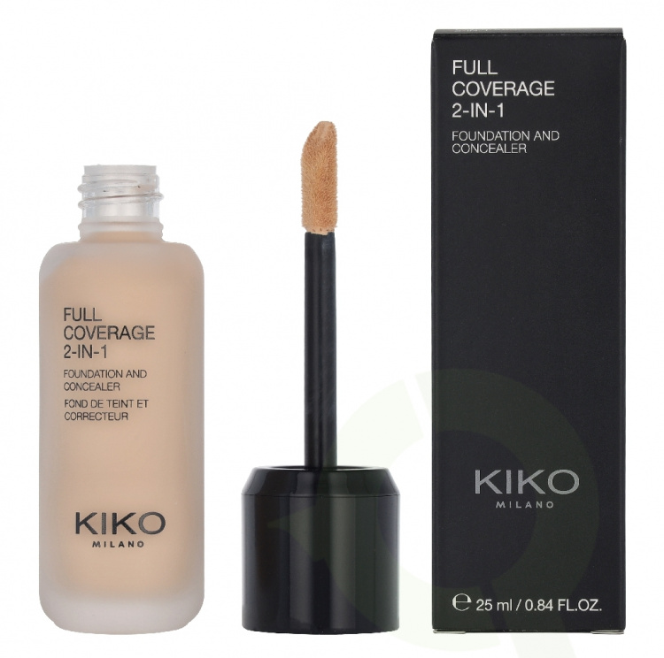 Kiko Milano Full Coverage 2 In 1 Foundation & Concealer 25 ml N01