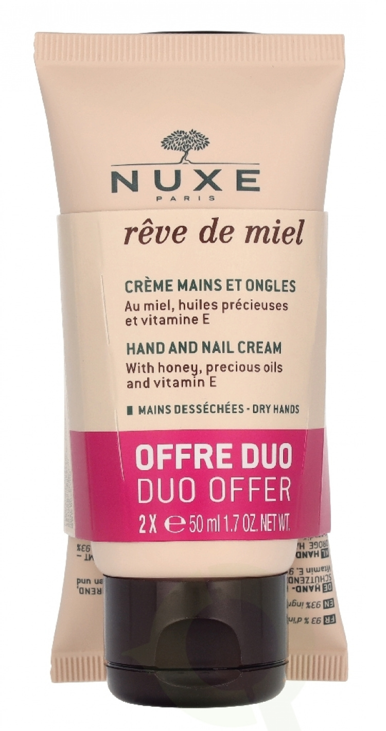 Nuxe Reve De Miel Hand And Nail Cream Duo Set 100 ml 2x50ml