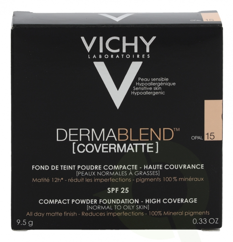 Vichy Dermablend Covermatte Compact Powder SPF25 9.5 g #15 Opal