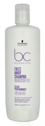 Schwarzkopf Bonacure Frizz Away Shampoo 1000 ml For Coarse, Unruly & Frizzy Hair