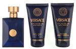 Versace Dylan Blue Pour Homme Giftset 150 ml Edt Spray 50ml/Bath & Shower Gel 50ml/Aftershave Balm 50ml