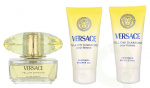 Versace Yellow Diamond Giftset 150 ml Edt Spray 50ml/Bath & Shower Gel 50ml/Body Lotion 50ml