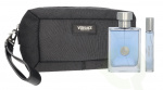 Versace Pour Homme Giftset 110 ml Edt Spray 100ml/Edt Spray 10ml/Black Trousse