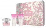 Versace Bright Crystal Giftset 150 ml Edt Spray 50ml/Bath & Shower Gel 50ml/Body Lotion 50ml
