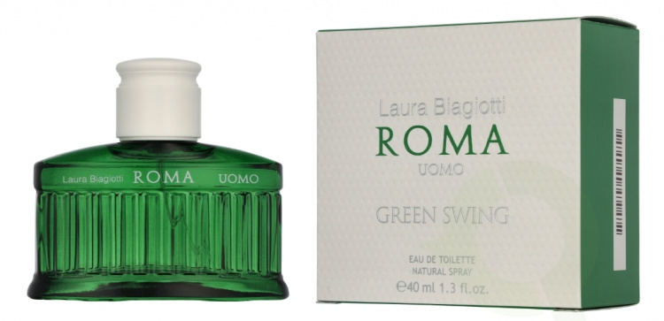 Laura Biagiotti Roma Uomo Green Swing Edt Spray 40 ml