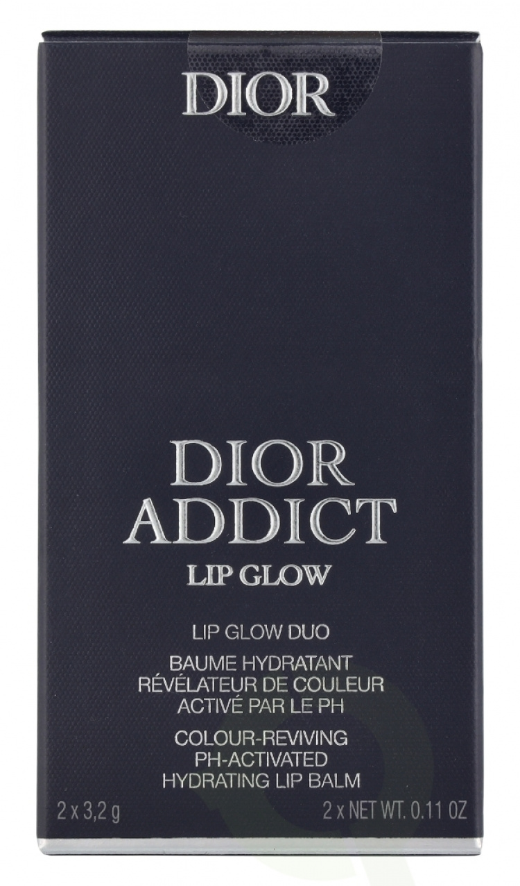 Christian Dior Dior Addict Lip Glow Duo Set 6.4 g #001 Pink 3,2g/#012 Rosewood 3,2g