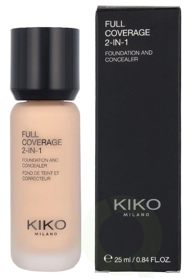 Kiko Milano Full Coverage 2 In 1 Foundation & Concealer 25 ml WR01
