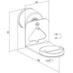 LogiLink Väggfäste Sonos Era 100 / Era 300 Vit
