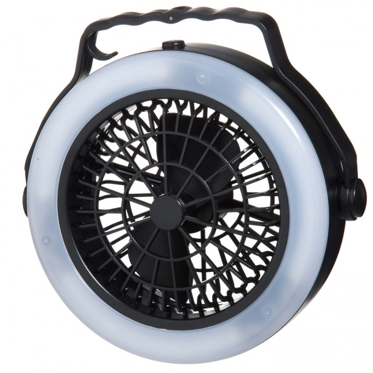 Atom Camping Lampa med Fläkt
