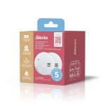 Alecto Mini-savunilmaisin 5 vuoden paristolla 2-pack Valkoinen