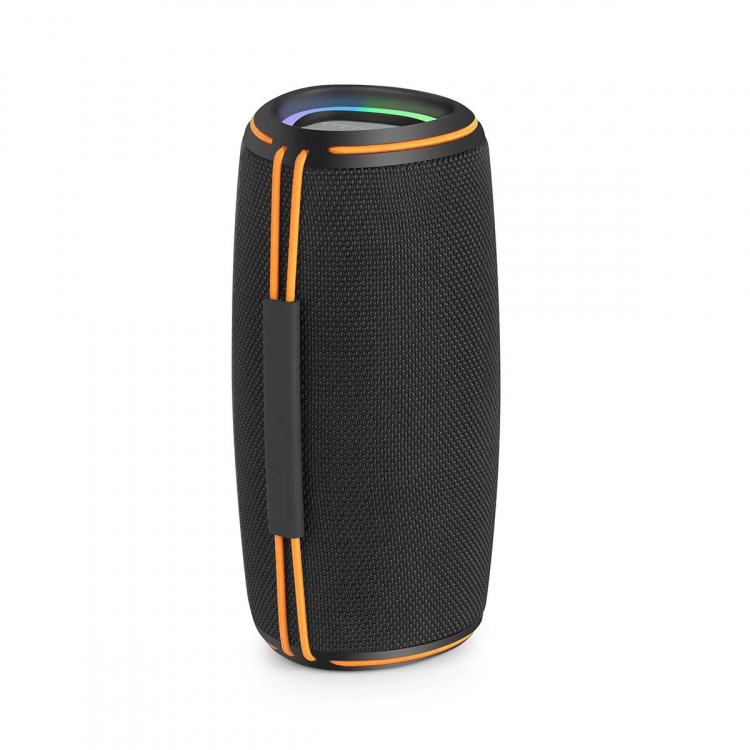 Nedis Bluetooth® Kaiutin | 360 min | Kannettava muotoilu | 60 W | Stereo | Etusivu / Portable / Ulkokäyttöinen | Linkitettävä | Musta / Oranssi