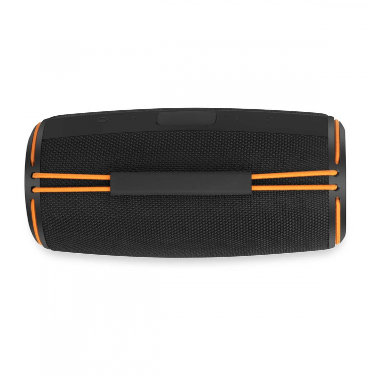Nedis Bluetooth® Kaiutin | 360 min | Kannettava muotoilu | 60 W | Stereo | Etusivu / Portable / Ulkokäyttöinen | Linkitettävä | Musta / Oranssi